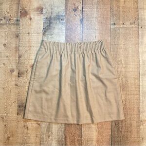J. Crew Skirt Women’s Size 8 Pockets Wool Blend Camel Tan Business Casual EUC